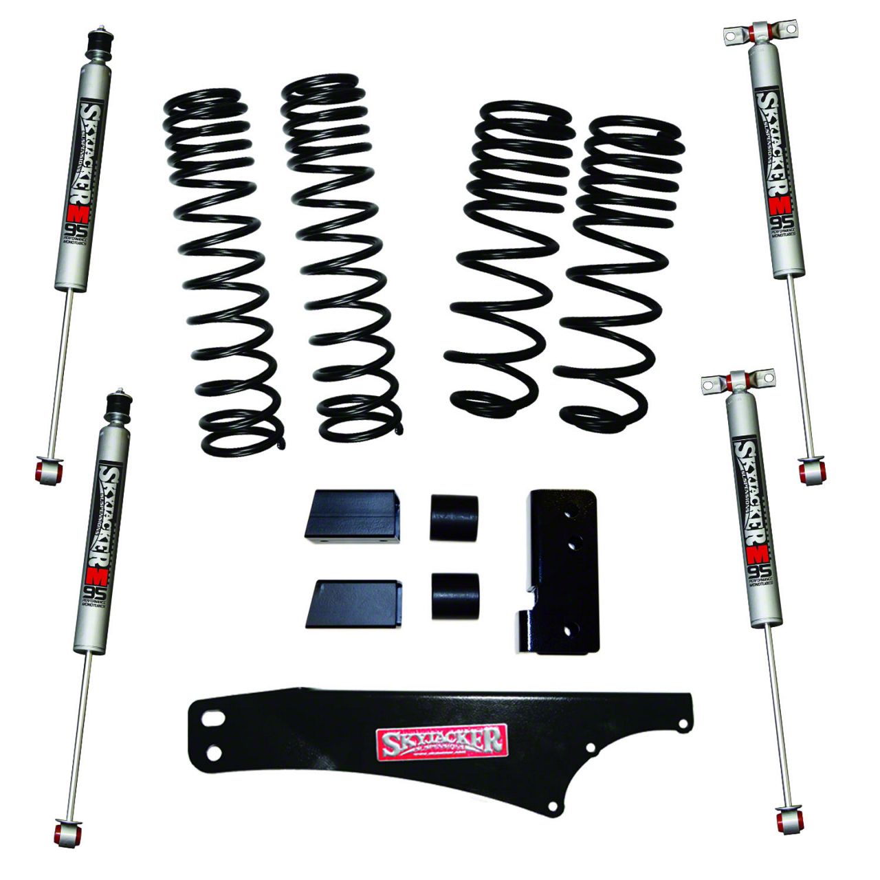SkyJacker Jeep Wrangler 22.5 in. Dual Rate Long Travel Suspension Lift