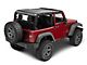 JTopsUSA Mesh Shade Top; Titanium (07-18 Jeep Wrangler JK 2-Door)