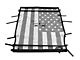JTopsUSA Mesh Shade Top; Tactical US Flag (18-22 Jeep Wrangler JL 2-Door)