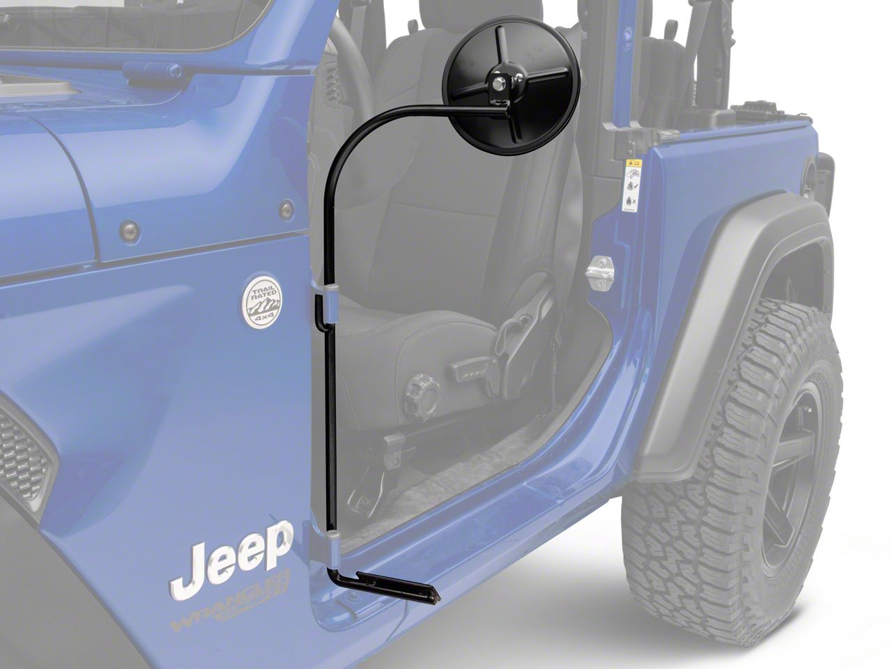 Jeep Wrangler Foot Pegs With Mirror