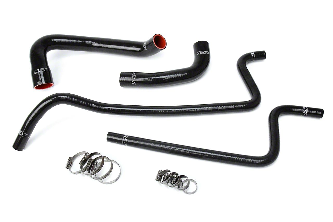 HPS 57-1049-BLK Black Silicone Radiator Hose Kit Coolant 