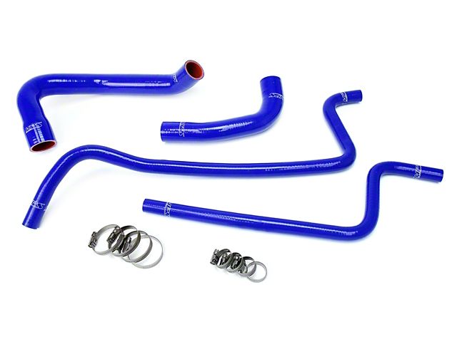 HPS Silicone Radiator and Heater Coolant Hose Kit; Blue (00-01 4.0L Jeep Wrangler TJ)