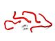 HPS Silicone Radiator and Heater Coolant Hose Kit; Red (03-06 2.4L Jeep Wrangler TJ)