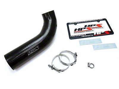 HPS Jeep Wrangler Silicone Intake Hose - Black 57-1639-BLK (12-18  Jeep  Wrangler JK)