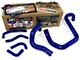HPS Silicone Radiator and Heater Coolant Hose Kit; Blue (12-18 3.6L Jeep Wrangler JK)