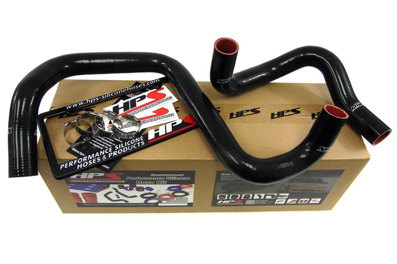 HPS Jeep Wrangler Silicone Radiator Coolant Hose Black 571285RBLK