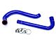 HPS Silicone Radiator Coolant Hose Kit; Blue (87-95 2.5L Jeep Wrangler YJ)
