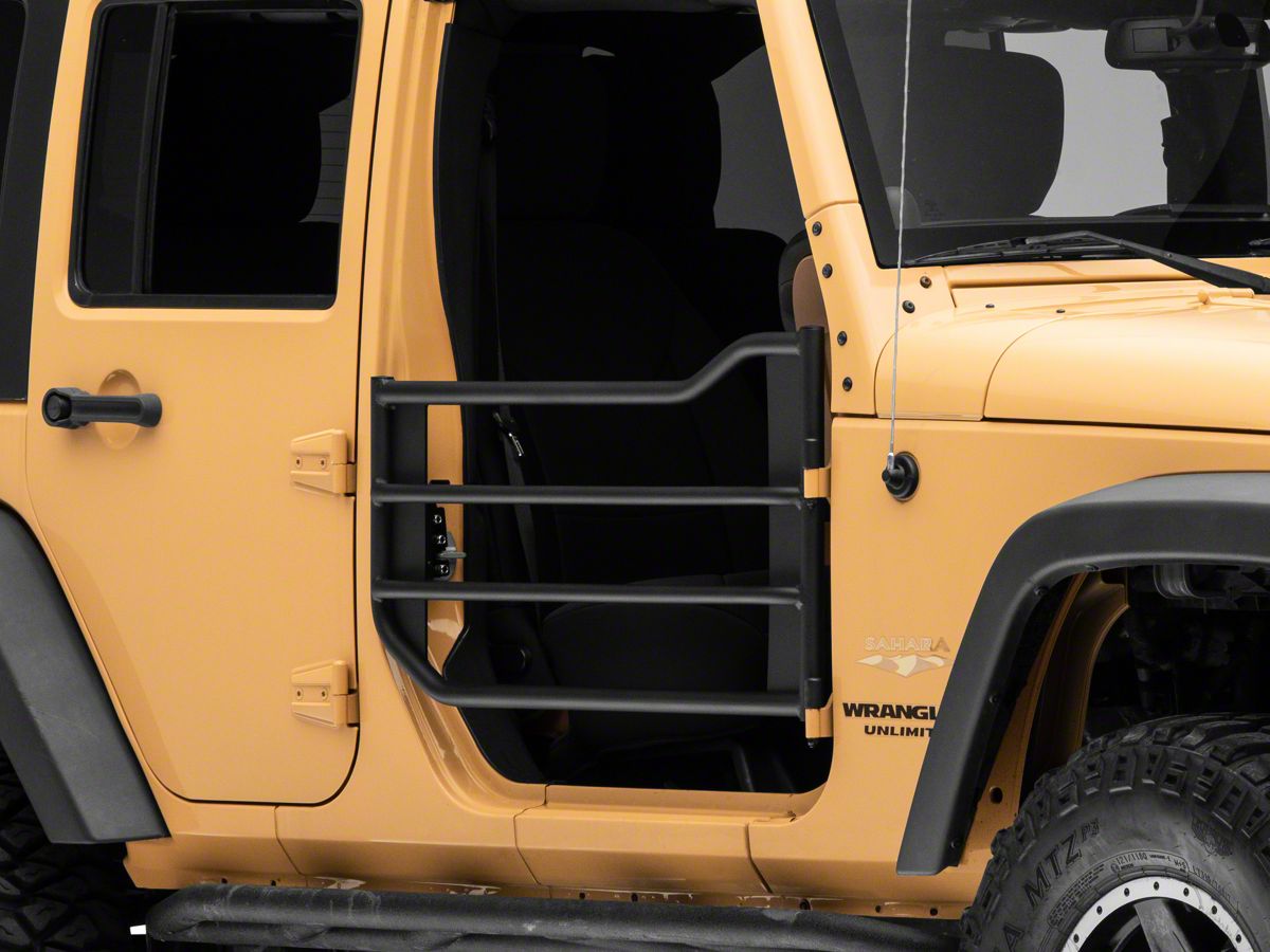 Barricade Jeep Wrangler Tubular Adventure Doors; Front J132129 (07-18 Jeep  Wrangler JK) - Free Shipping