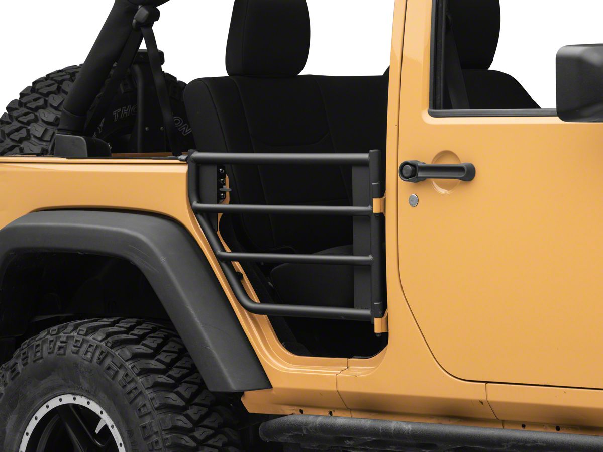 Barricade Jeep Wrangler Tubular Adventure Doors; Rear J132130 (07-18 Jeep  Wrangler JK 4-Door) - Free Shipping
