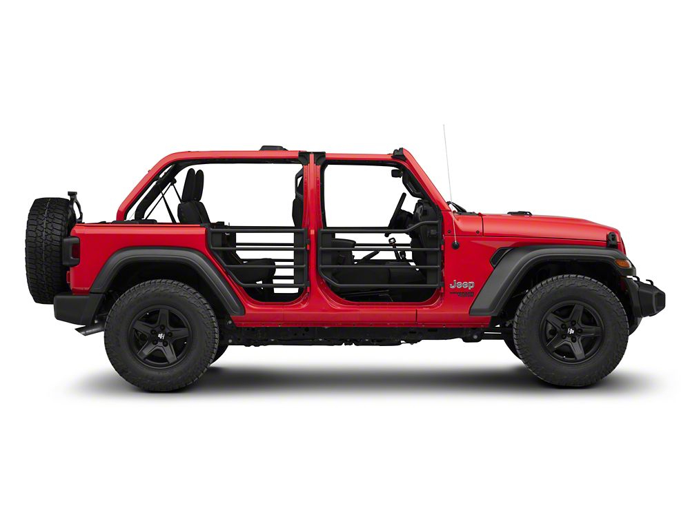 Barricade Tubular Adventure Doors; Front (18-23 Jeep Wrangler JL) –  Barricade Offroad