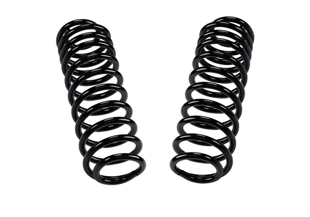 SuperLift Jeep Wrangler Dual Rate Coil Springs - Pair - Rear - 4 inch