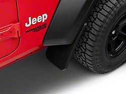 RedRock Custom Molded Mud Guards; Front and Rear (18-22 Jeep Wrangler JL, Excluding Rubicon)