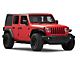Barricade HD Flat Fender Flares with LED DRL and Turn Signal; Front (18-24 Jeep Wrangler JL)