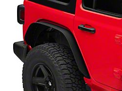 Barricade HD Flat Fender Flares; Rear (18-21 Jeep Wrangler JL)