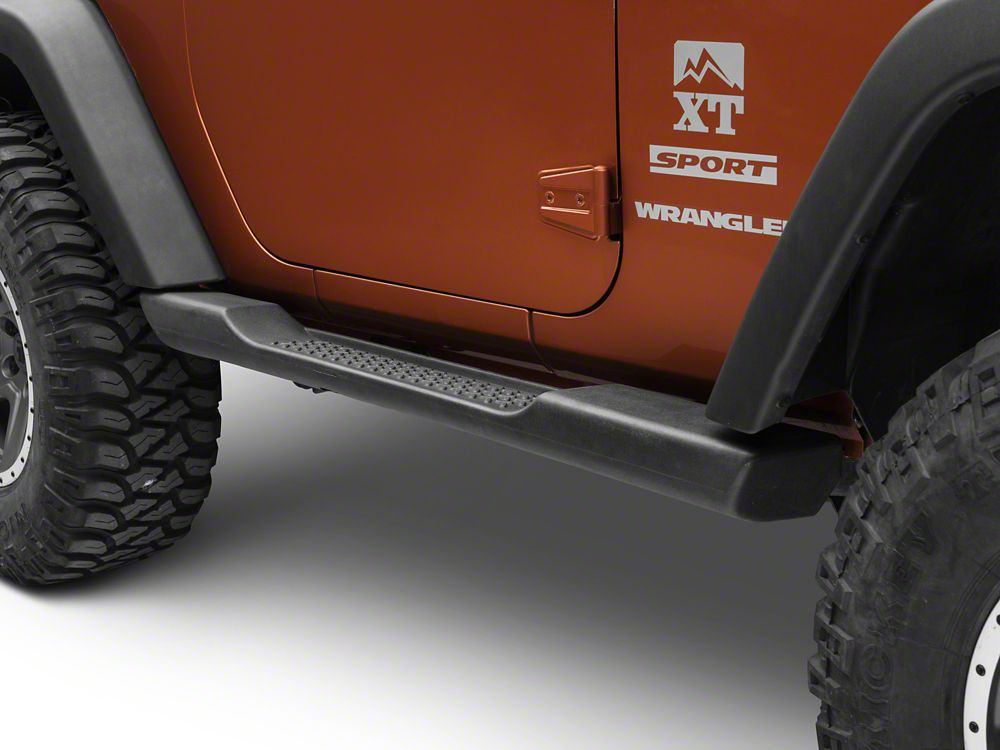 Redrock Molded Abs Oe Style Side Step Bars (07-18 Jeep Wrangler Jk 2 