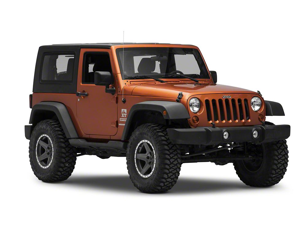 RedRock Molded ABS OE Style Side Step Bars (07-18 Jeep Wrangler JK 2 ...