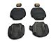 Smittybilt Neoprene Front and Rear Seat Covers; Black/Tan (18-24 Jeep Wrangler JL 4-Door, Excluding Rubicon)