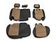 Smittybilt Neoprene Front and Rear Seat Covers; Black/Tan (18-24 Jeep Wrangler JL 4-Door, Excluding Rubicon)