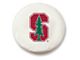 Stanford University Spare Tire Cover with Camera Port; White (18-24 Jeep Wrangler JL)