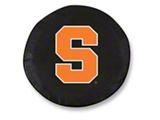 Syracuse University Spare Tire Cover with Camera Port; Black (18-23 Jeep Wrangler JL)