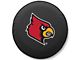 University of Louisville Spare Tire Cover with Camera Port; Black (18-24 Jeep Wrangler JL)