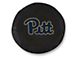 University of Pittsburgh Spare Tire Cover with Camera Port; Black (18-24 Jeep Wrangler JL)