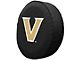 Vanderbilt University Spare Tire Cover with Camera Port; Black (21-24 Bronco)