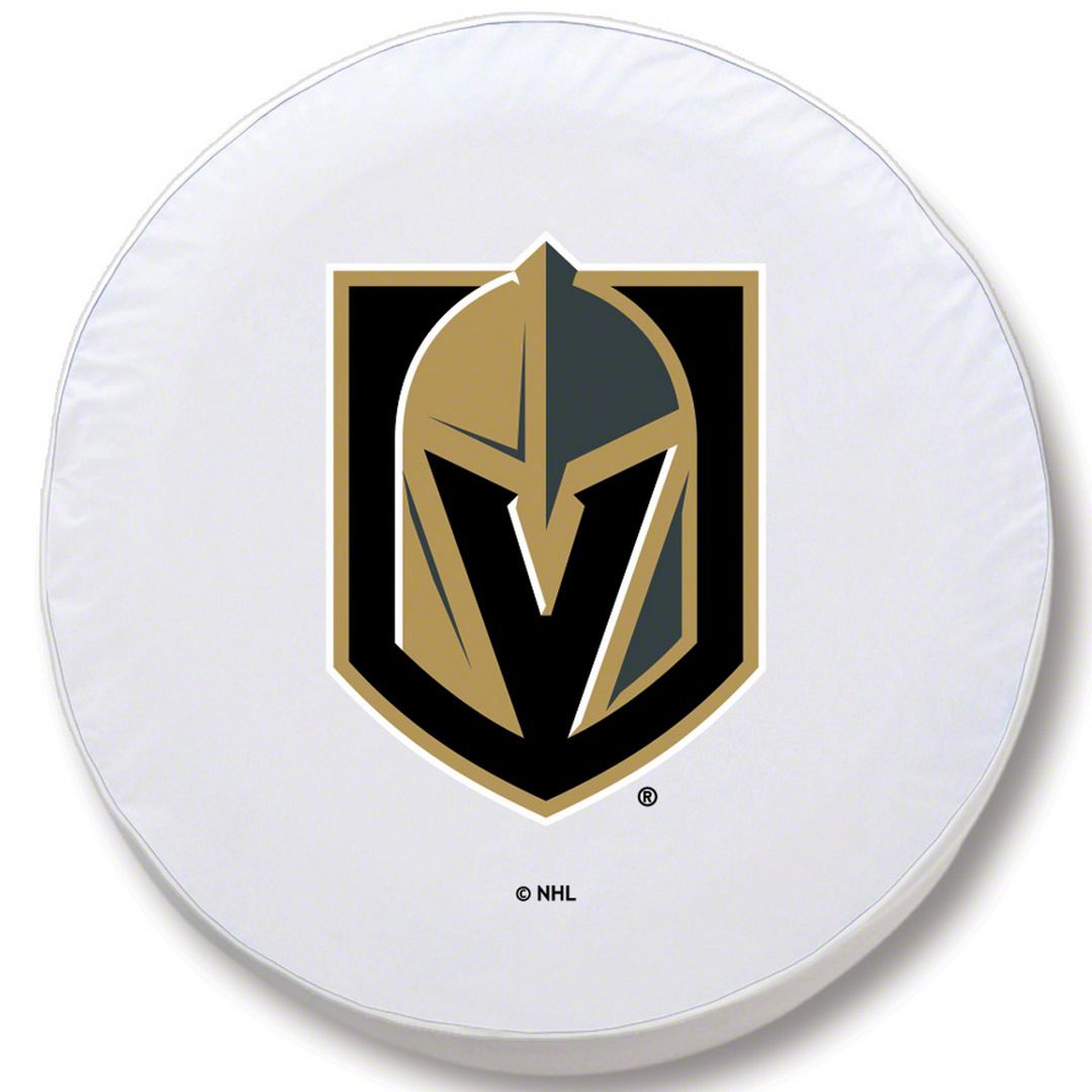 Bronco Vegas Golden Knights Spare Tire Cover with Camera Port; White (21-23  Bronco) Free Shipping