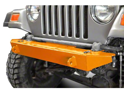 Steinjager Front Bumper; Fluorescent Orange (97-06 Jeep Wrangler TJ)