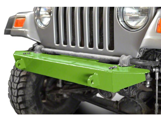 Steinjager Front Bumper; Gecko Green (97-06 Jeep Wrangler TJ)