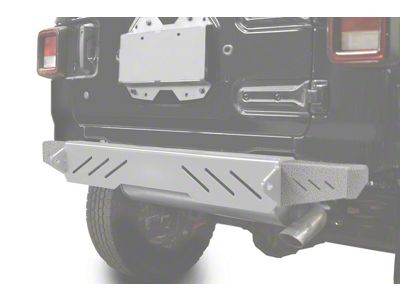 Steinjager Rear Bumper End Caps; Gray Hammertone (18-24 Jeep Wrangler JL)