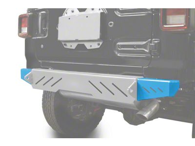 Steinjager Rear Bumper End Caps; Playboy Blue (18-24 Jeep Wrangler JL)