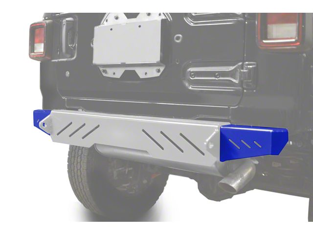 Steinjager Rear Bumper End Caps; Southwest Blue (18-24 Jeep Wrangler JL)