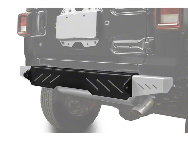 Steinjager Rear Bumper with D-Ring Mounts; Bare Metal (18-24 Jeep Wrangler JL)