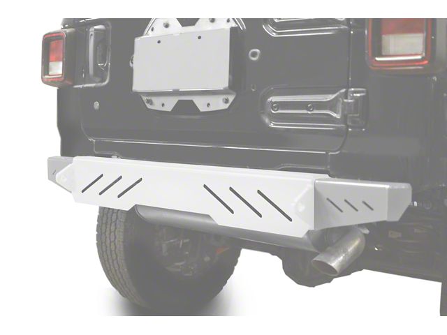 Steinjager Rear Bumper with D-Ring Mounts; Cloud White (18-24 Jeep Wrangler JL)