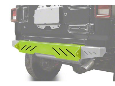 Steinjager Rear Bumper with D-Ring Mounts; Gecko Green (18-24 Jeep Wrangler JL)