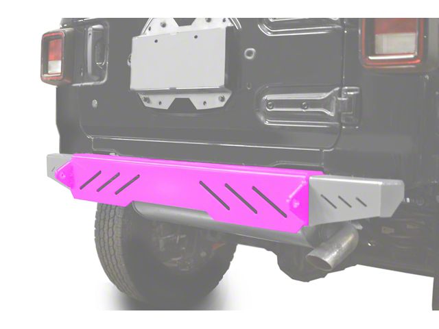 Steinjager Rear Bumper with D-Ring Mounts; Hot Pink (18-24 Jeep Wrangler JL)