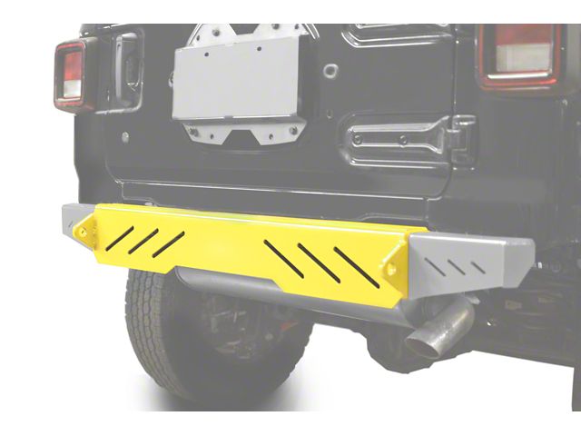 Steinjager Rear Bumper with D-Ring Mounts; Lemon Peel (18-24 Jeep Wrangler JL)