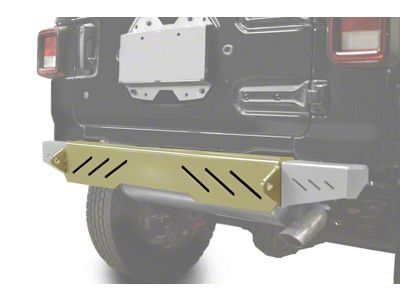 Steinjager Rear Bumper with D-Ring Mounts; Military Beige (18-24 Jeep Wrangler JL)