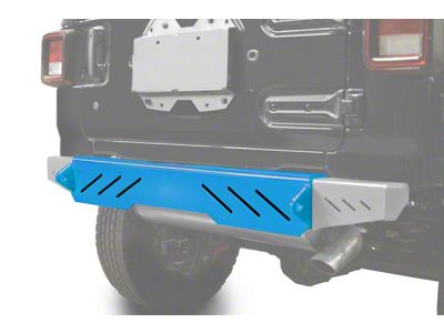 Steinjager Rear Bumper with D-Ring Mounts; Playboy Blue (18-24 Jeep Wrangler JL)