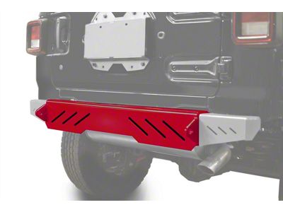 Steinjager Rear Bumper with D-Ring Mounts; Red Baron (18-24 Jeep Wrangler JL)