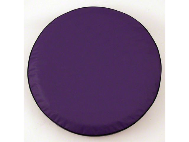 Spare Tire Cover with Camera Port; Solid Purple (18-24 Jeep Wrangler JL)