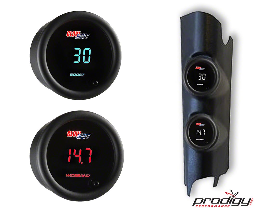 Prodigy Performance Jeep Wrangler Dual Gauge Pod Package PROJK201218PACKDUAL (1218 Jeep
