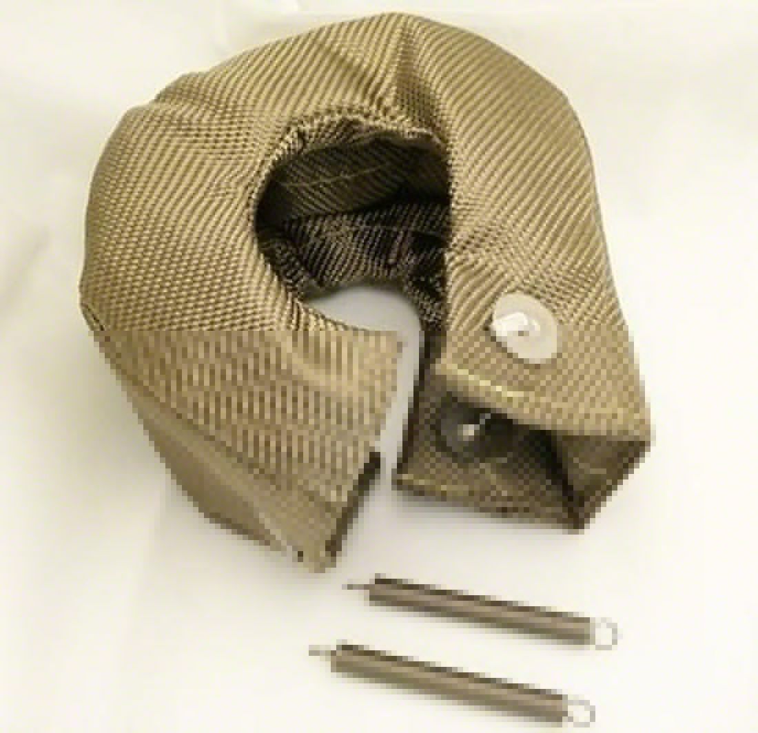 Prodigy Performance T4 Turbo Heat Shield; Titanium (07-18 Jeep Wrangler JK)