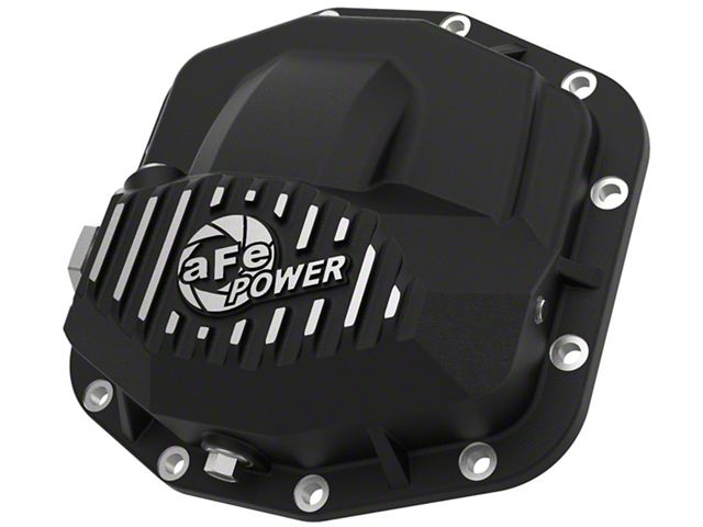 AFE Dana M210 Street Series Front Differential Cover; Black (18-22 Jeep Wrangler JL)