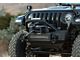 Go Rhino Rockline Winch-Ready Stubby Front Bumper with Over Rider; Textured Black (18-24 Jeep Wrangler JL)