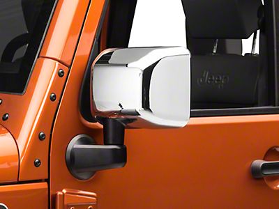 Rugged Ridge Jeep Wrangler Mirror Covers - Chrome  (07-18 Jeep  Wrangler JK)