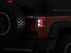 Raxiom Axial Series Vision LED Tail Lights; Great White Housing; Clear Lens (07-18 Jeep Wrangler JK)