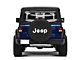 Jeep Paw Spare Tire Cover; Black (66-18 Jeep CJ5, CJ7, Wrangler YJ, TJ & JK)