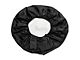 Jeep Sandals Spare Tire Cover with Camera Port; Black (18-24 Jeep Wrangler JL)